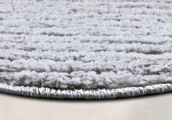Svetlo siva okrogla preproga ø 200 cm Panglao New York Light Grey – Elle Decoration