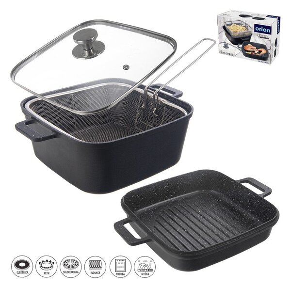 Aluminijasti pekači v kompletu 2 ks 24,5x32,5 cm GRANDE – Orion