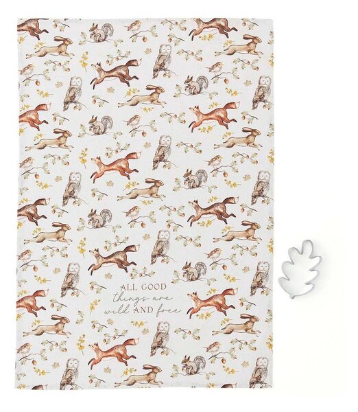 Bombažne kuhinjske krpe v kompletu 2 ks 45x65 cm Forest Fable – Cooksmart ®