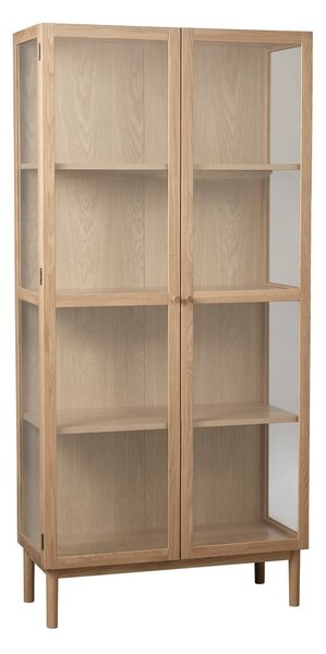 Vitrina iz masivnega hrasta 190x90 cm Elba – Unique Furniture