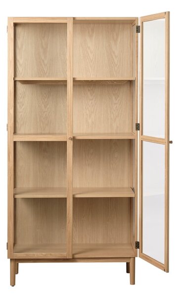 Vitrina iz masivnega hrasta 190x90 cm Elba – Unique Furniture