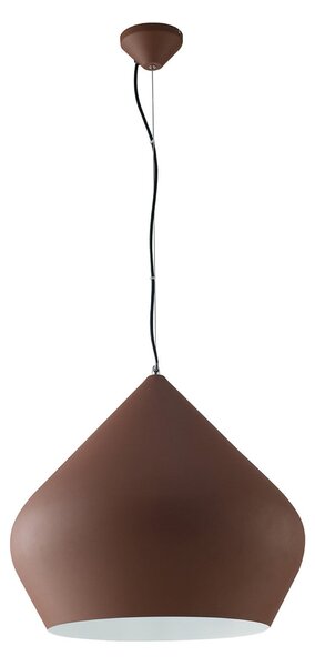Luce Ambiente Design Visoka svetilka Tholos, bronasta/bela, Ø 52 cm, kovina, zatemnjen, Bronasta / starinska medenina, Dnevna soba / jedilnica, Kovina, Sodobni