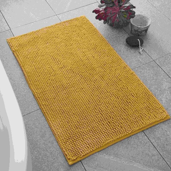 Rumena kopalniška preproga 80x50 cm Bobble - Catherine Lansfield