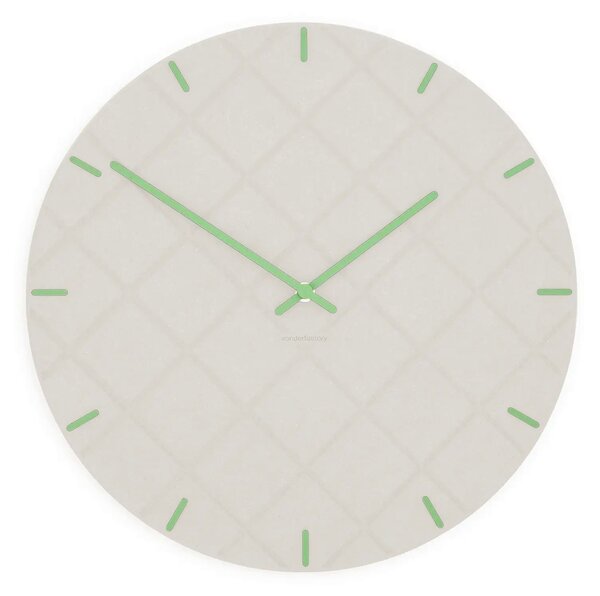 Stenska ura Luxhora Mosaida White 11 barv kazalcev