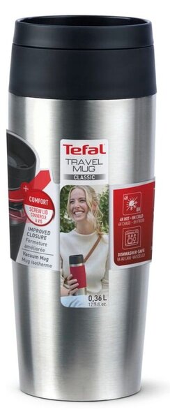 Potovalni lonček v srebrni barvi 360 ml – Tefal