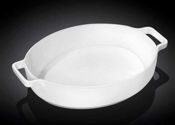 Posoda za Peko z Ročaji, 2.73L, Porcelan, 350x240x75mm