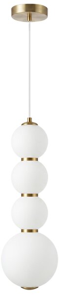 LED viseča stropna svetilka LHJ114-4CP krtačeno zlato