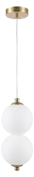 LED viseča stropna svetilka LHJ117-2CP krtačeno zlato