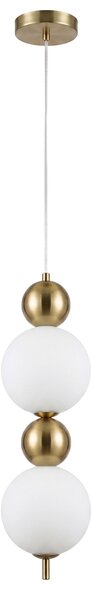 LED viseča stropna svetilka LHJ116-2CP krtačeno zlato