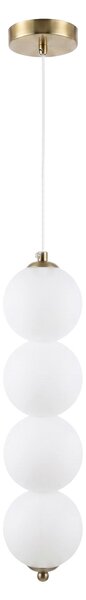 LED viseča stropna svetilka LHJ118-4CP krtačeno zlato