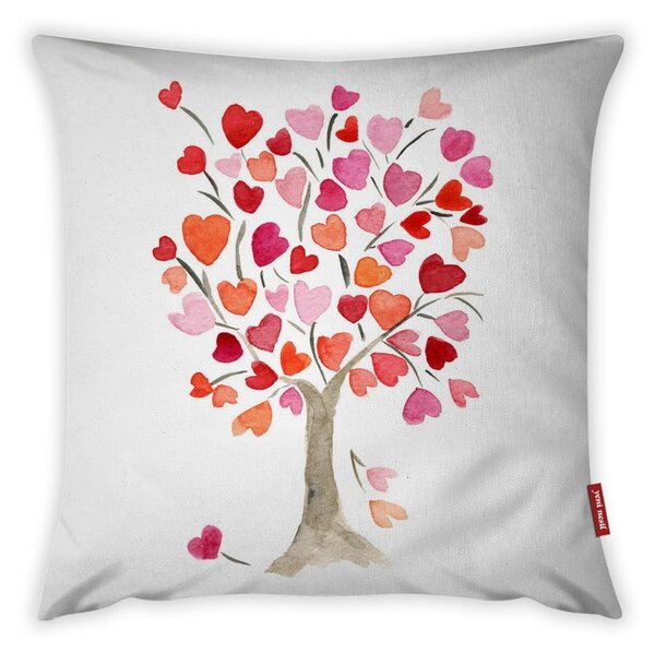 Prevleka za blazino Vitaus Love Tree Rose, 43 x 43 cm