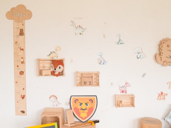 ATMOWOOD Otroški merilni trak z imenom po meri