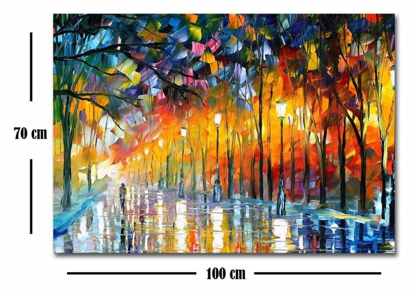 Reprodukcija na platnu Leonid Afremov, 100 x 70 cm