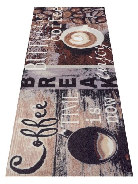 Rjava preproga 50x150 cm Enjoy Coffee Break - Hanse Home