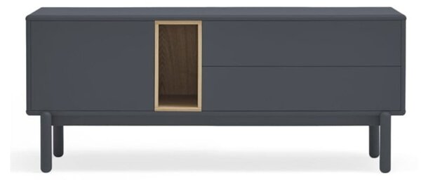 Temno siva TV omarica 140x56 cm Corvo - Teulat