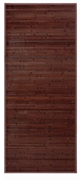 Temno rjava bambusova preproga 75x175 cm – Casa Selección