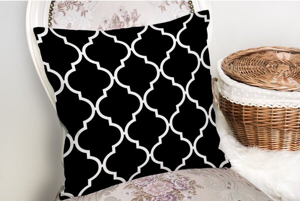 Prevleka za okrasno blazino Minimalist Cusion Covers Black Background Ogea, 45 x 45 cm