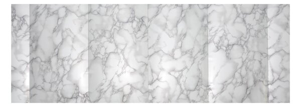 Stenske samolepilne panelne plošče v kompletu 6 ks 60x30 cm Carrara – SP TREND