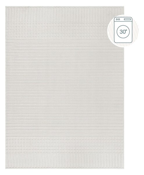 Bela pralna preproga iz šenila 80x160 cm Elton – Flair Rugs