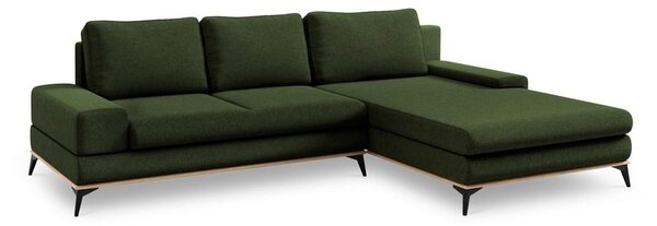 Zelena raztegljiva sedežna garitura Windsor & Co Sofas Planet, desni kot