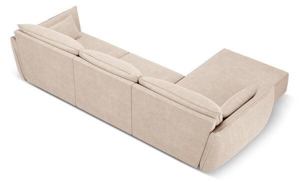 Bež kotni kavč (levi kot) Vanda - Mazzini Sofas