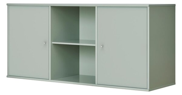 Svetlo zelena nizka stenska komoda 133x61 cm Mistral – Hammel Furniture