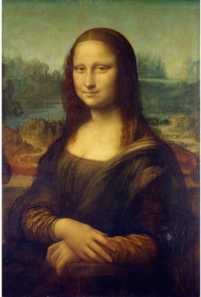 Reprodukcija slike Leonard da Vinci - Mona Lisa, 60 x 40 cm