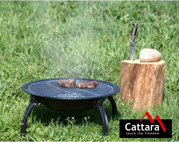 Žar z rešetko in pokrovom Cattara Vesuv, ø 48 cm