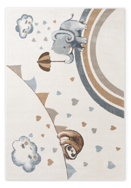Kremno bela otroška preproga 120x170 cm Walk like an Elephant Rainy Party – Villeroy&Boch