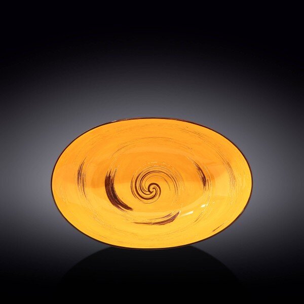 Ovalna Skleda, Spiral, Porcelan, 300x195x70mm