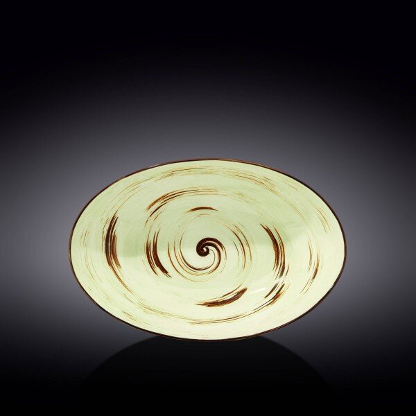 Ovalna Skleda, Spiral, Porcelan, 300x195x70mm