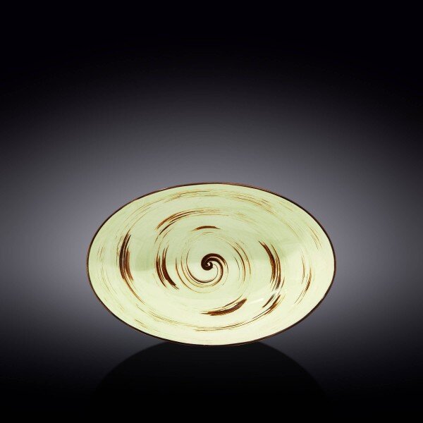 Ovalna Skleda, Spiral, Porcelan, 250x165x60mm