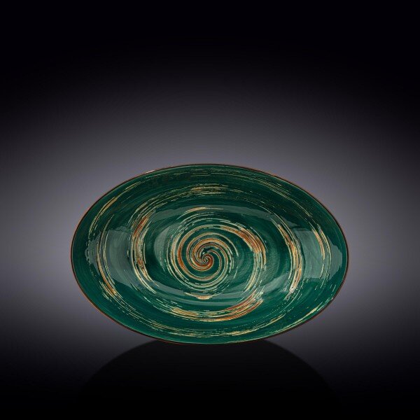 Ovalna Skleda, Spiral, Porcelan, 300x195x70mm