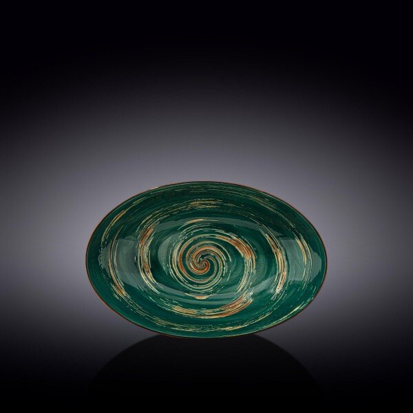 Ovalna Skleda, Spiral, Porcelan, 250x165x60mm
