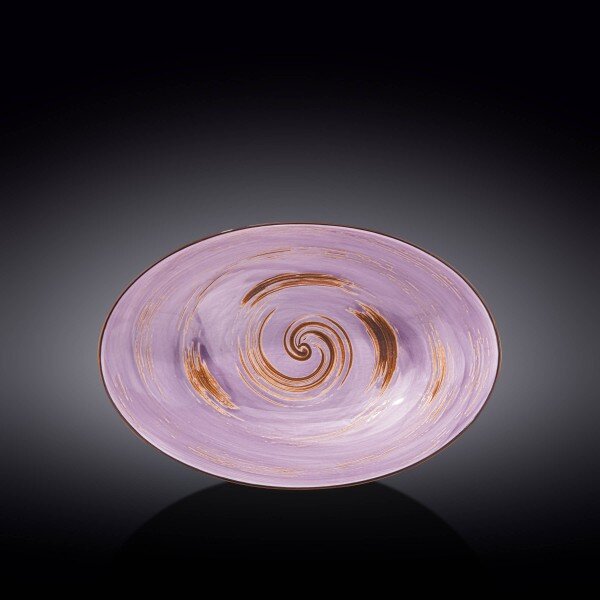 Ovalna Skleda, Spiral, Porcelan, 300x195x70mm