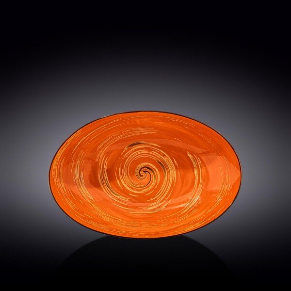 Ovalna Skleda, Spiral, Porcelan, 300x195x70mm