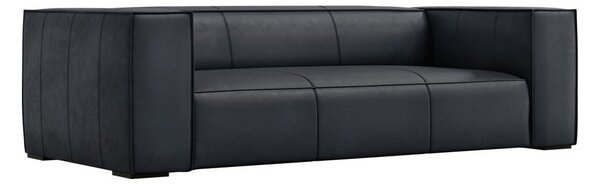 Temno modra usnjena sedežna garnitura 227 cm Madame – Windsor & Co Sofas