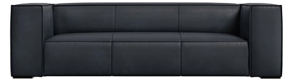 Temno modra usnjena sedežna garnitura 227 cm Madame – Windsor & Co Sofas