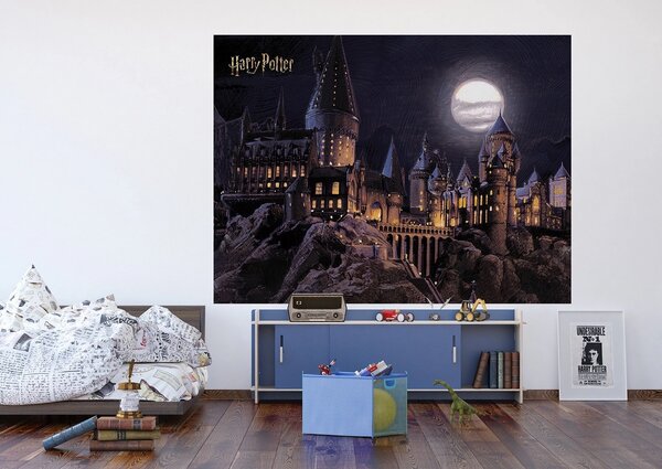 Otroška foto ozadje Harry Potter Hogwarts Moon 252 x 182 cm, 4 deli