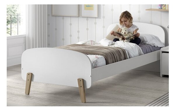 Bela otroška postelja Vipack Kiddy, 90 x 200 cm