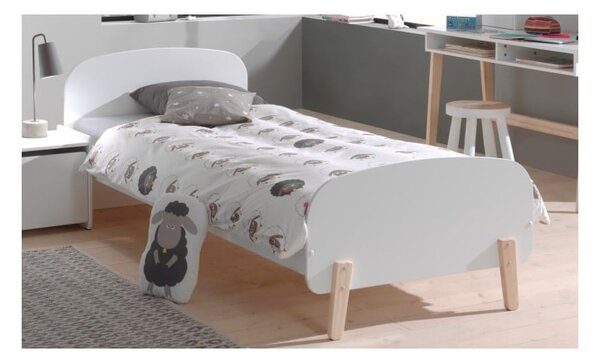 Bela otroška postelja Vipack Kiddy, 90 x 200 cm