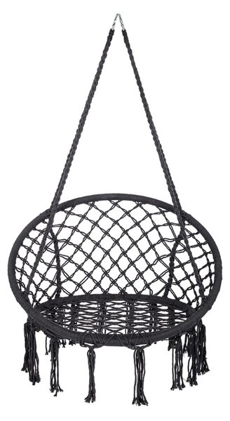 Črn viseči stol Bonami Essentials Hylla