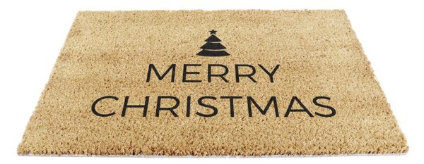 Predpražnik z božičnim motivom iz kokosovih vlaken 40x60 cm Merry Christmas – Artsy Doormats