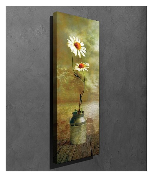 Stenska slika na platnu Daisy, 30 x 80 cm