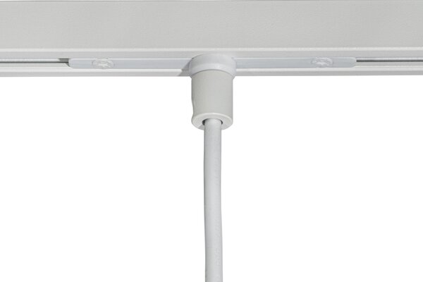 Moderne hanglamp wit beige voor railsysteem 1-fase - Slimline Keno