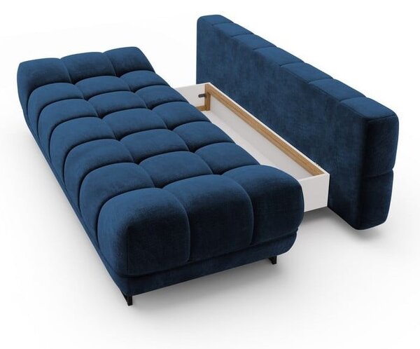 Kraljevo moder žameten raztegljiv trosed Windsor & Co Sofas Cirrus