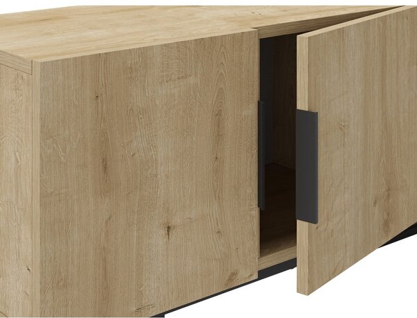 TV omarica v hrastovem dekorju 140x55 cm Titan – Marckeric