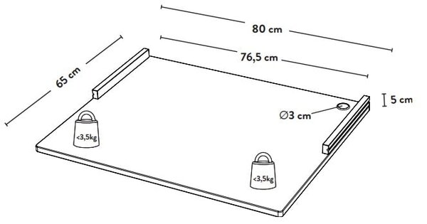 Temno zelen/črn sistem modularnih polic 82x204 cm Dakota – Tenzo