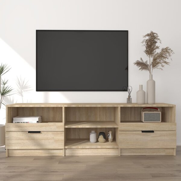 VidaXL TV omarica sonoma hrast 150x33,5x45 cm konstruiran les