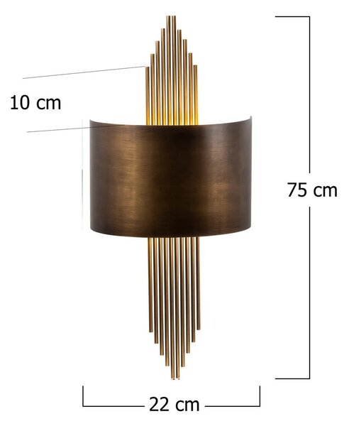 Stenska svetilka v zlati barvi – Opviq lights